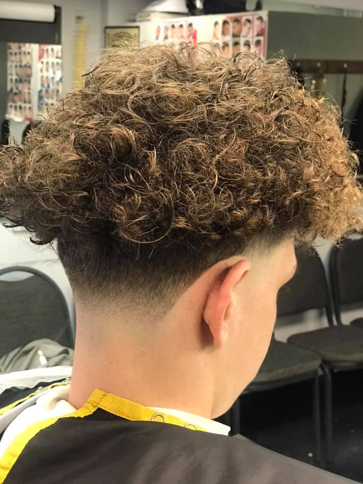 Detailed fade haircut
